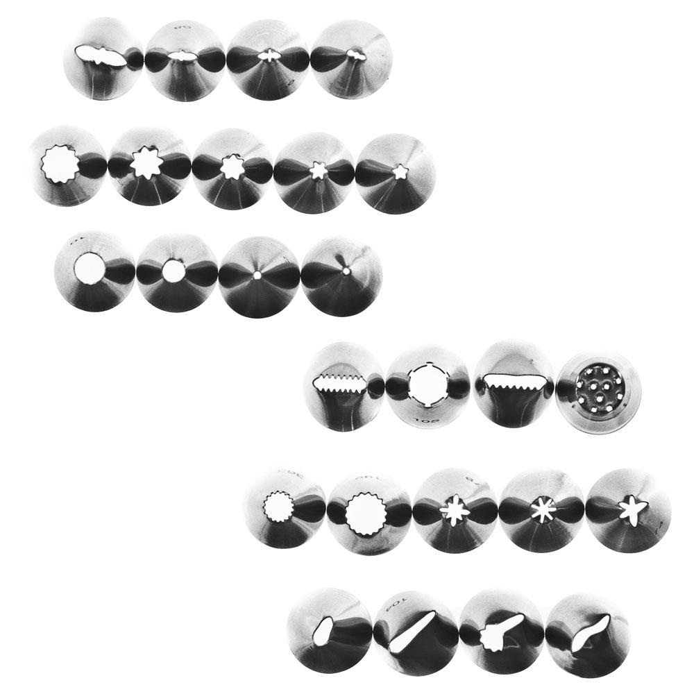 Set 26 Boquillas Universales Acero Inoxidable (26 u.)