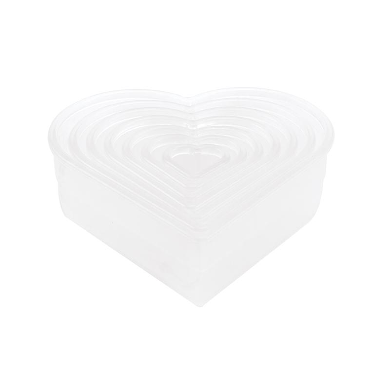 Cortantes Policarbonato Corazón (7 u.)