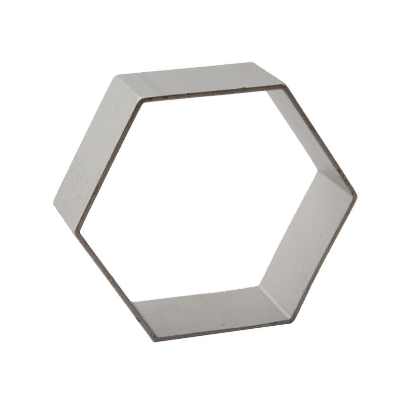 Molde de Aluminio Hexagono (1 u.)