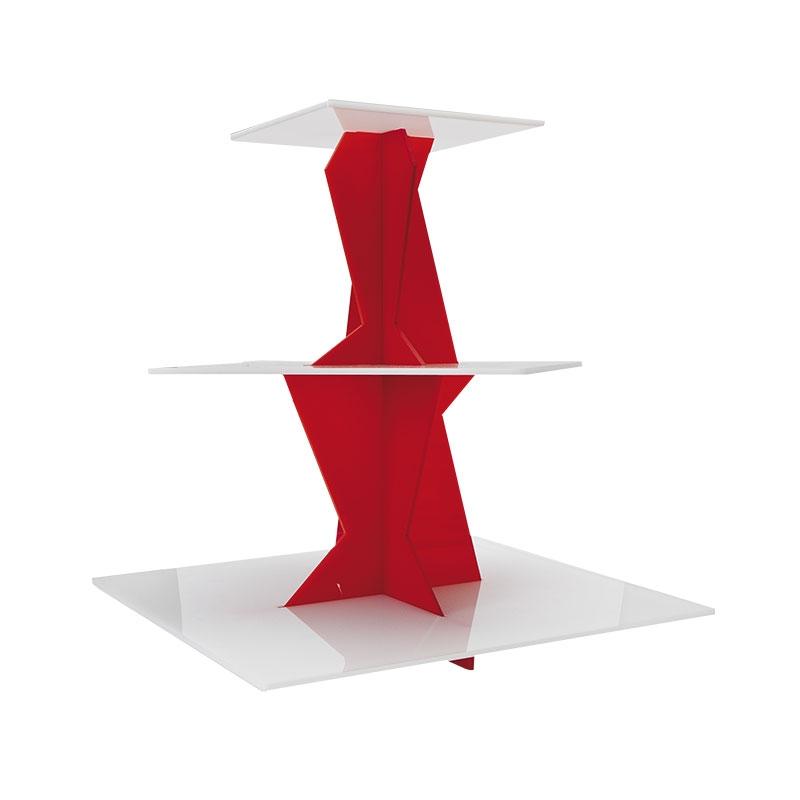 Soporte Eles Rojo 3 Pisos