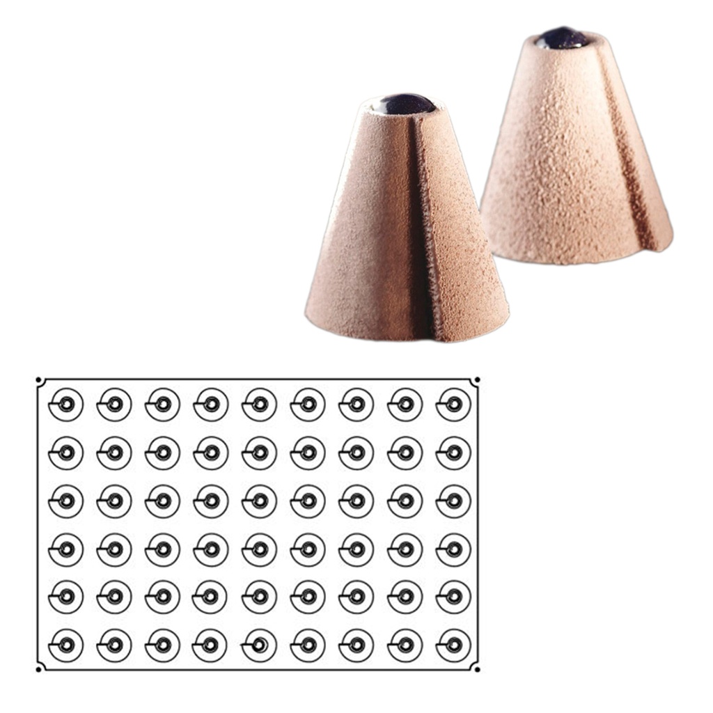 Placa Flexipan Cono Mini 60X40 54 Moldes (1 u.)