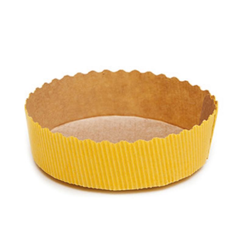 Molde Tarta de Colores 155X35H Amarillo Pack (45 u.)