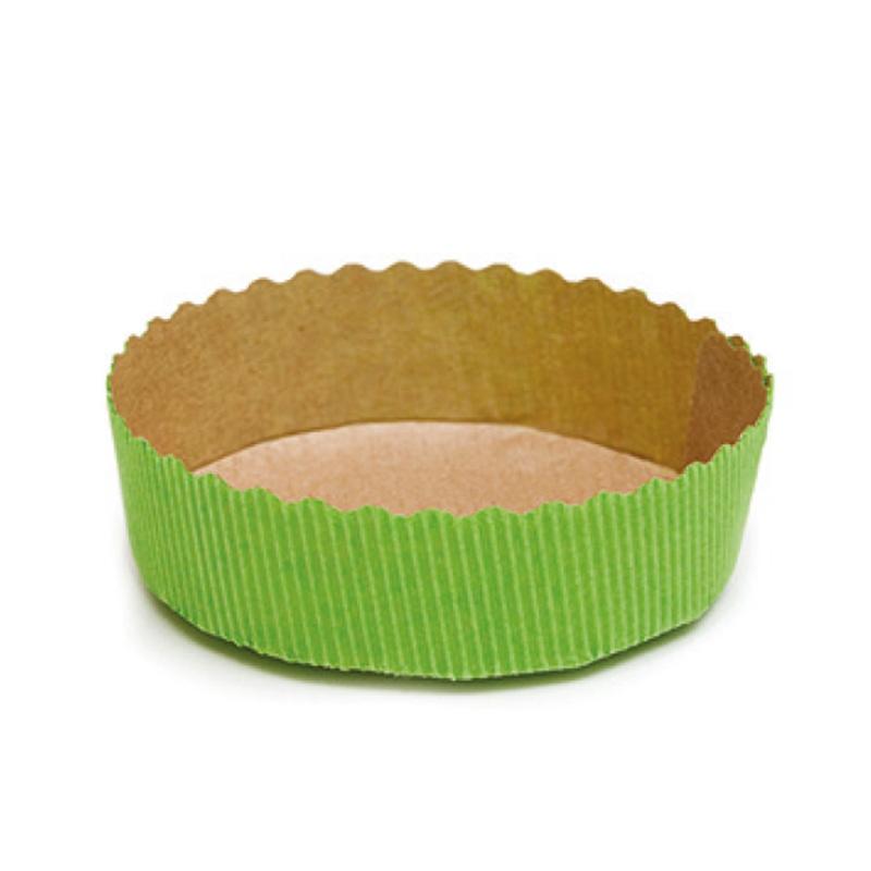 Molde Tarta de Colores 155X35H Verde Pack (45 u.)