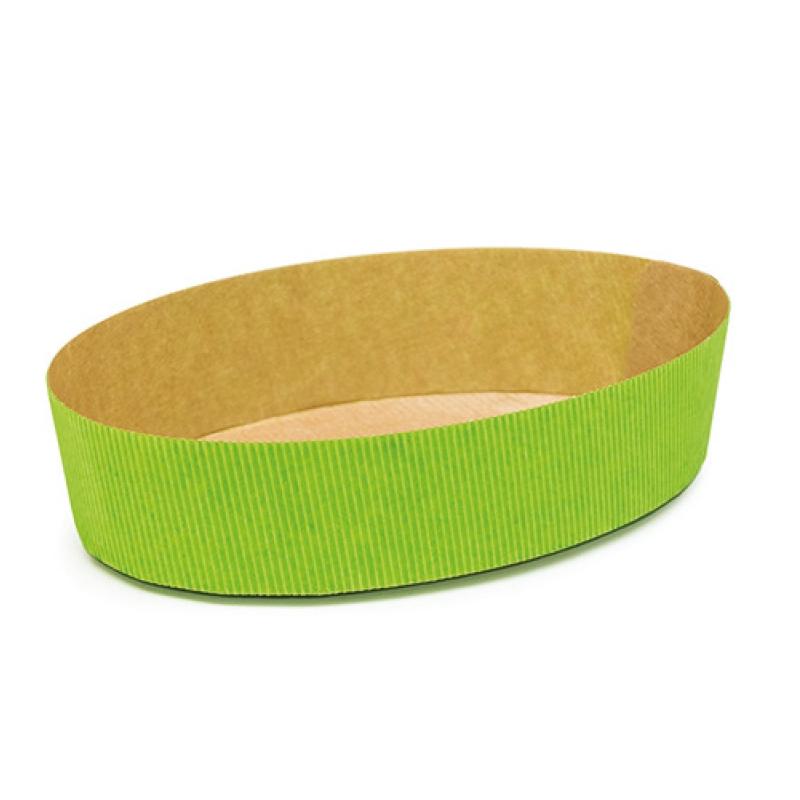 Molde Huevo 215X140X50H Verde Pack (60 u.)