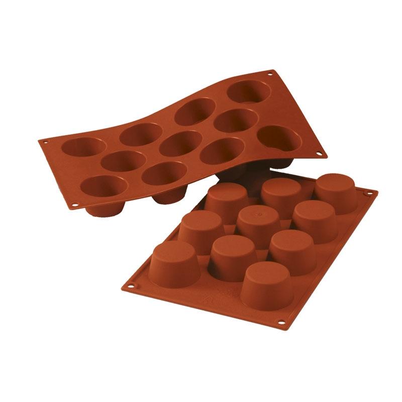 Molde de Silicona Muffin Ø 51 mm. Alto 28 mm. 50 ml. 11 Pcs (1 u.)
