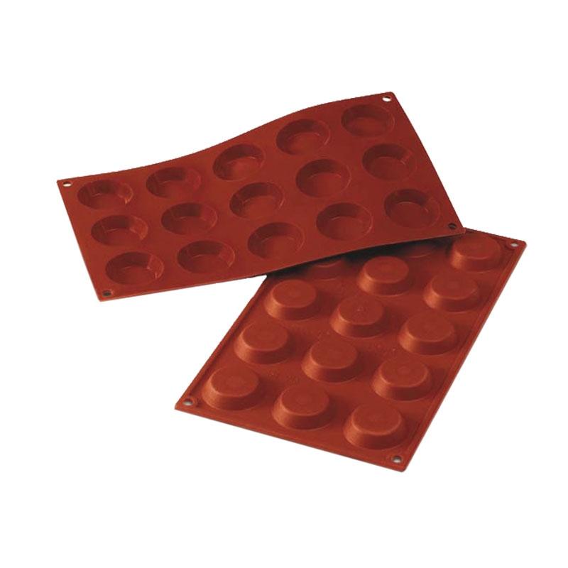 Placa de Silicona Tartelletes Ø 45 mm. Alto 10 mm. 20 ml. 15 Pcs (1 u.)