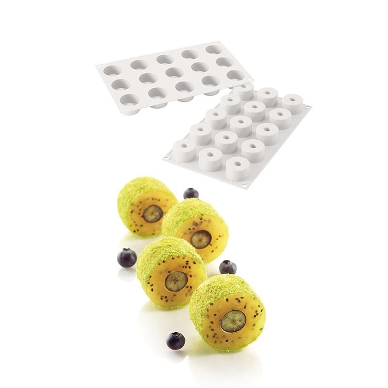 Molde de Silicona Sushi Roll Ø 40 mm. Alto 25 mm. 29 ml. 15 Pcs (1 u.)