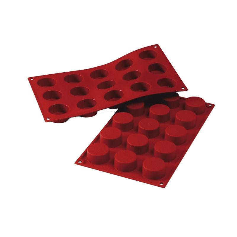 Molde de Silicona Petits- Fours Ø 40 mm. Alto 20 mm. 30 ml. 15 Pcs (1 u.)