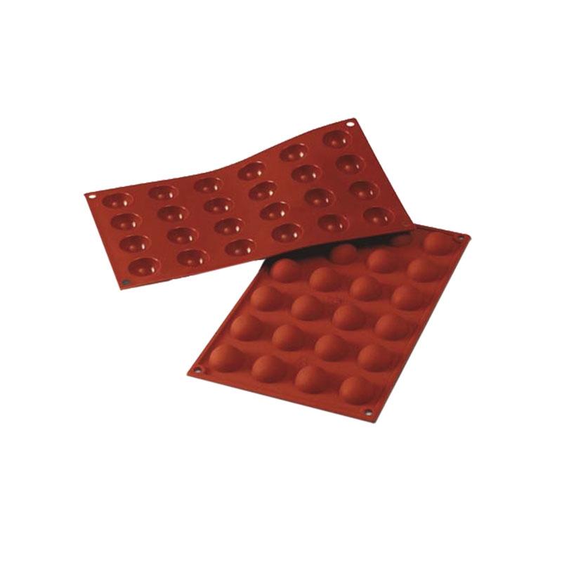 Molde de Silicona Medía Esfera Ø 30 mm. Alto 15 mm. 10 ml. 24 Pcs (1 u.)