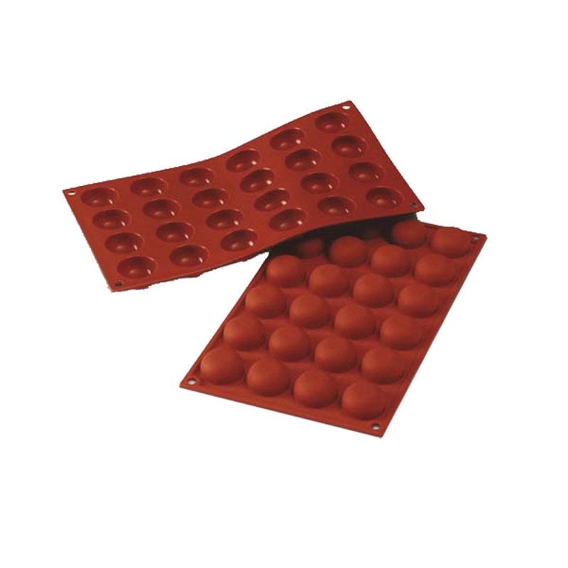 Molde de Silicona Pomponnetes Ø 34 mm. Alto 16 mm. 18 ml. 24 Pcs (1 u.)
