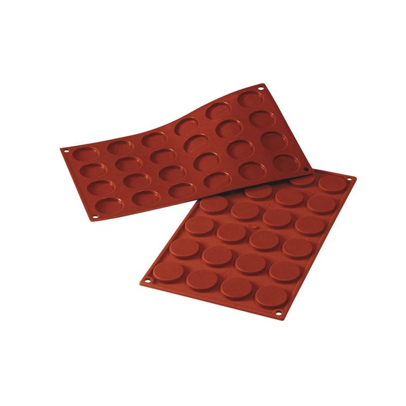 Molde de Silicona Mini Florentins Ø 35 mm. Alto 5 mm. 5 ml. 24 Pcs (1 u.)
