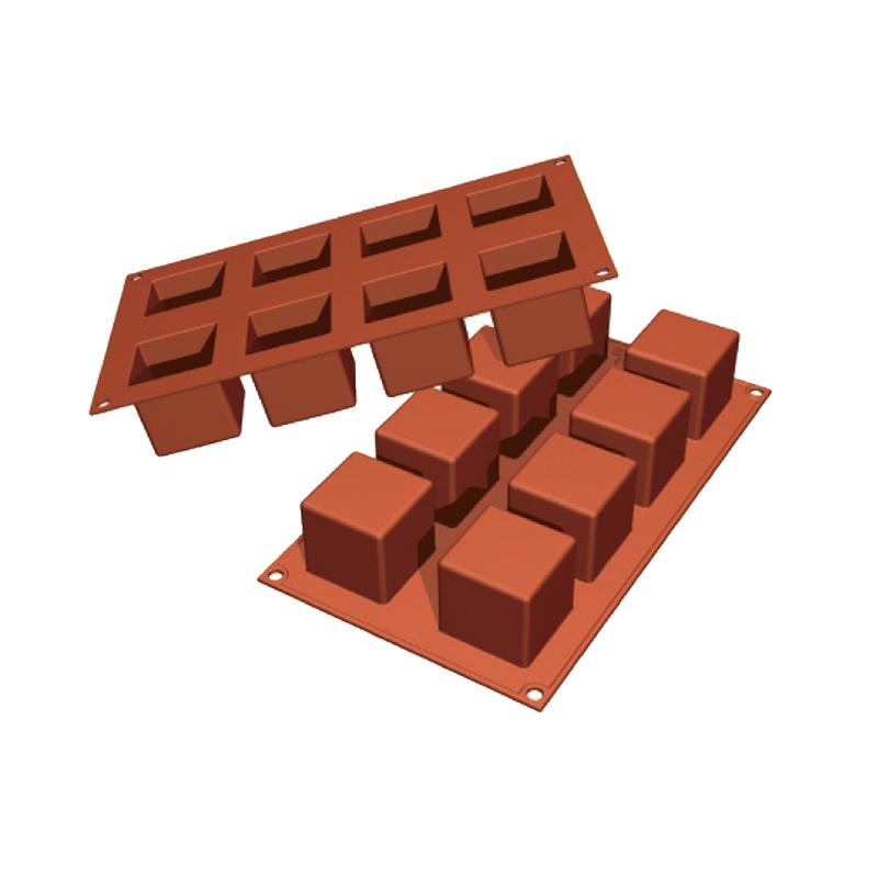 Molde de Silicona Cubo 50X50X50 mm. 125 ml. 8 Pcs (1 u.)