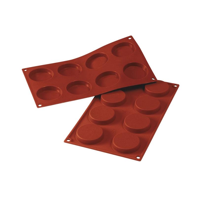 Molde de Silicona Florentins Ø 60 mm. Alto 12 mm. 35 ml. 8 Pcs (1 u.)