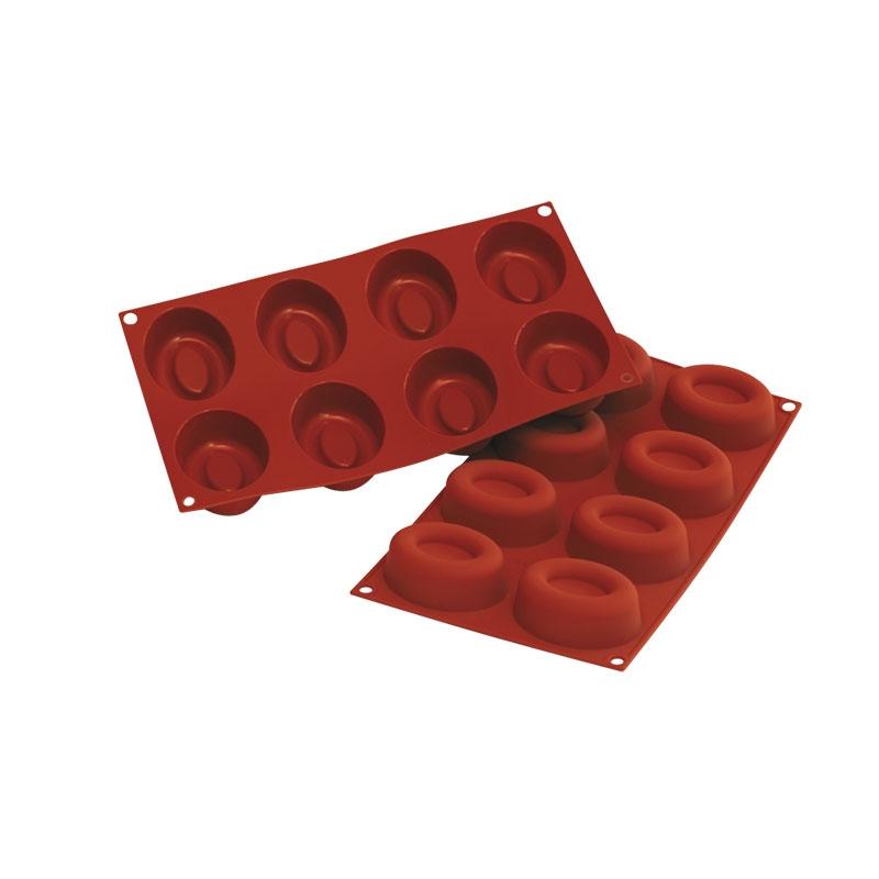 Molde de Silicona Savarin Oval 77X60X28 mm. 72 ml. 8 Pcs (1 u.)