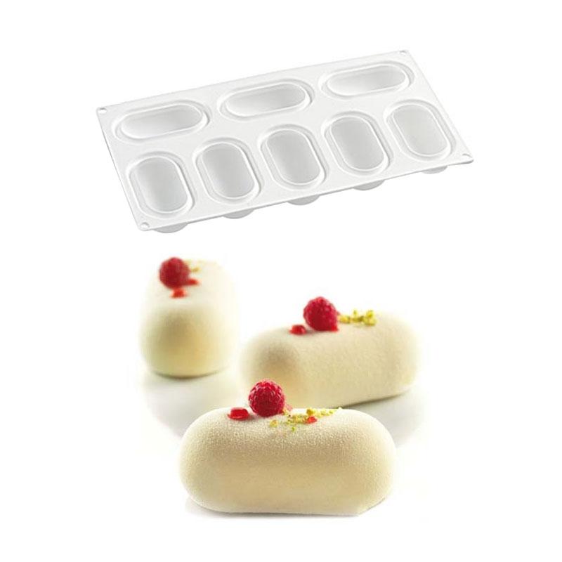 Molde de Silicona + Cortapastas Pillow 82X43X32 mm. 81 ml. 8 Pcs (1 u.)