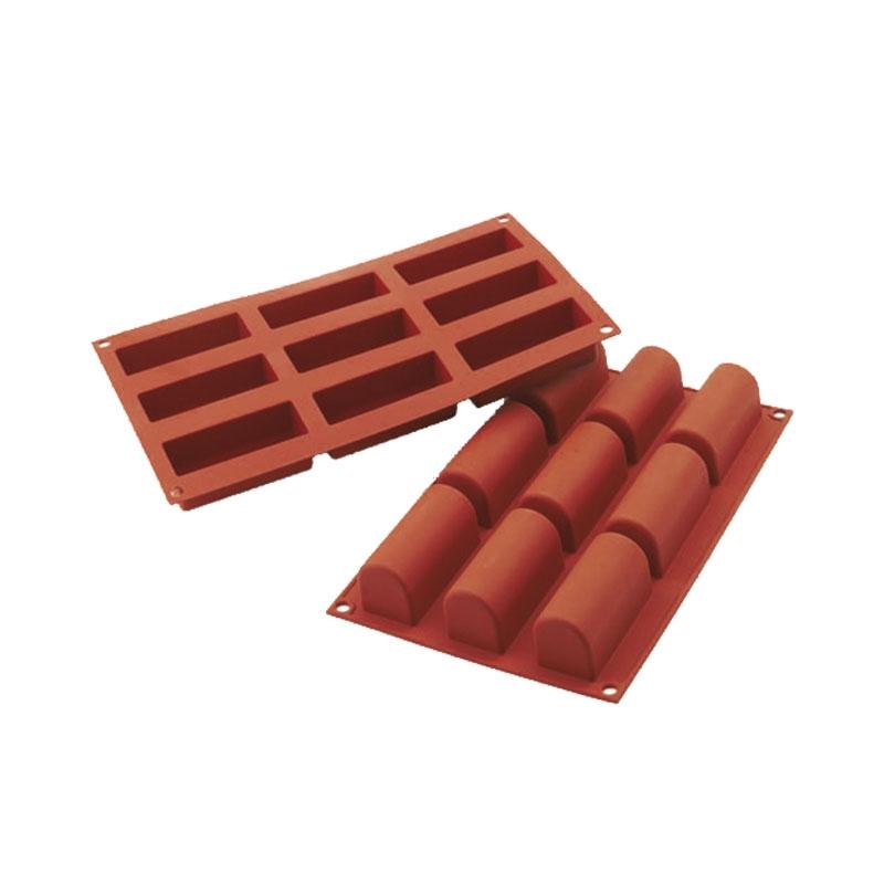Molde de Silicona Medio Buche 84X32X35 mm. 83 ml. 9 Pcs (1 u.)