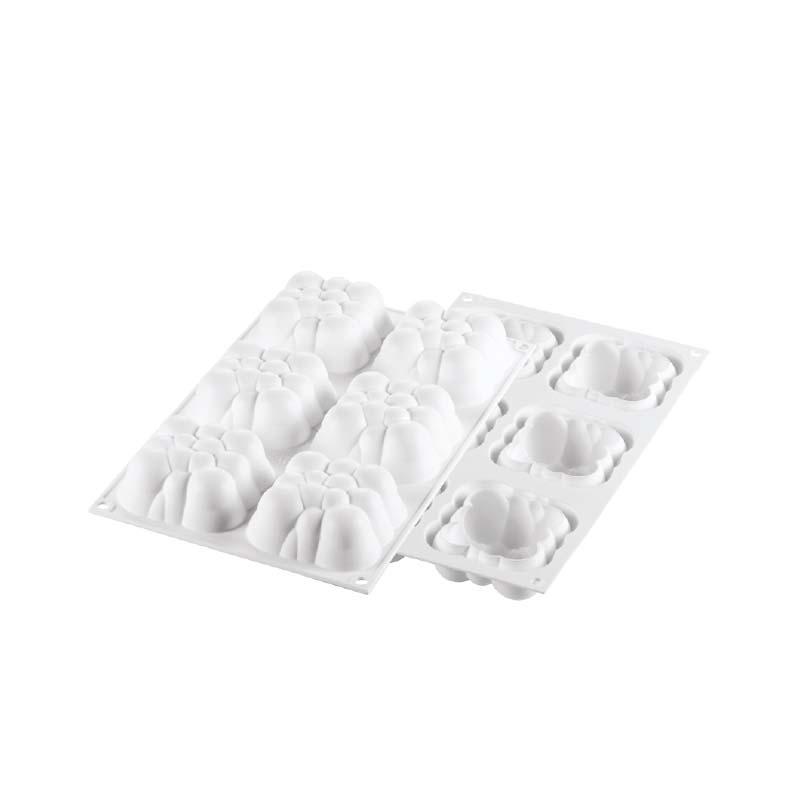 Molde de Silicona New Cloud 71X71 Altura 34 mm. Blanco (1 u.)