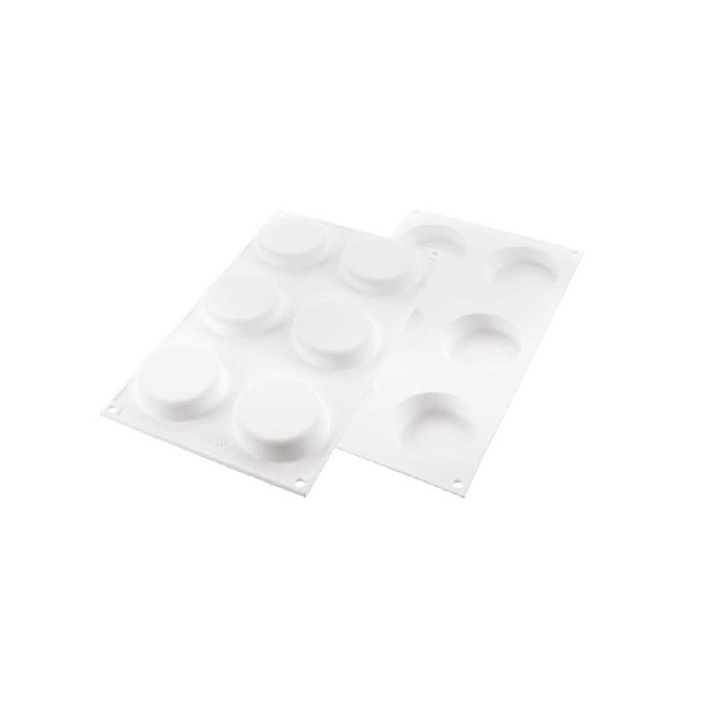 Molde de Silicona Ø 74X35 mm. 6X90 ml. (1 u.)