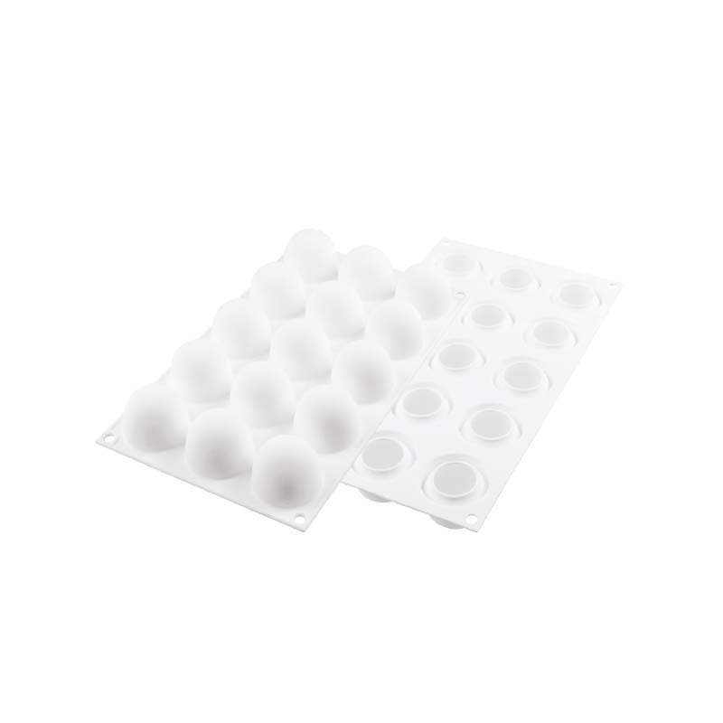 Molde de Silicona Truffles Ø 42X36 mm. 15X40 ml. (1 u.)