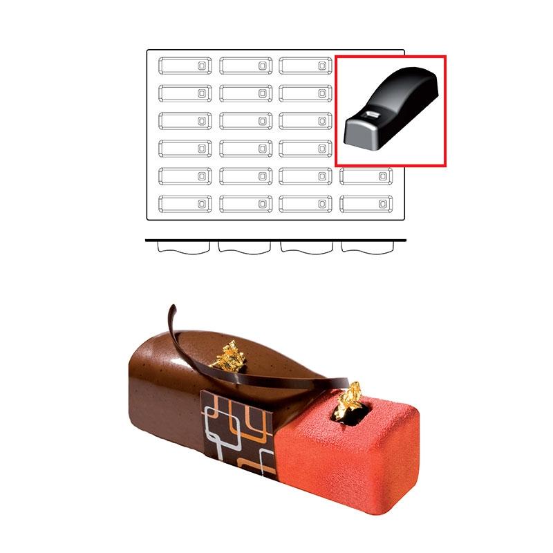 Molde de Silicona Bombón 36X120X33 mm. 106 ml. 24 Pcs (1 u.)