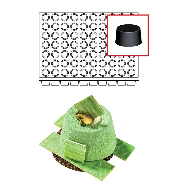 Molde de Silicona Mini Muffin Ø 45 mm. Alto 30 mm. 40 ml. 70 Pcs (1 u.)