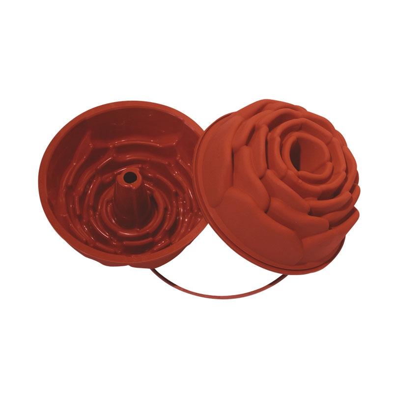 Molde de Silicona Rosa Ø 220 mm. Alto 100 mm. 2250 ml.