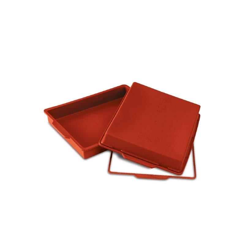 Molde de Silicona Rectangular 280X220X40 mm. 1.300 ml.