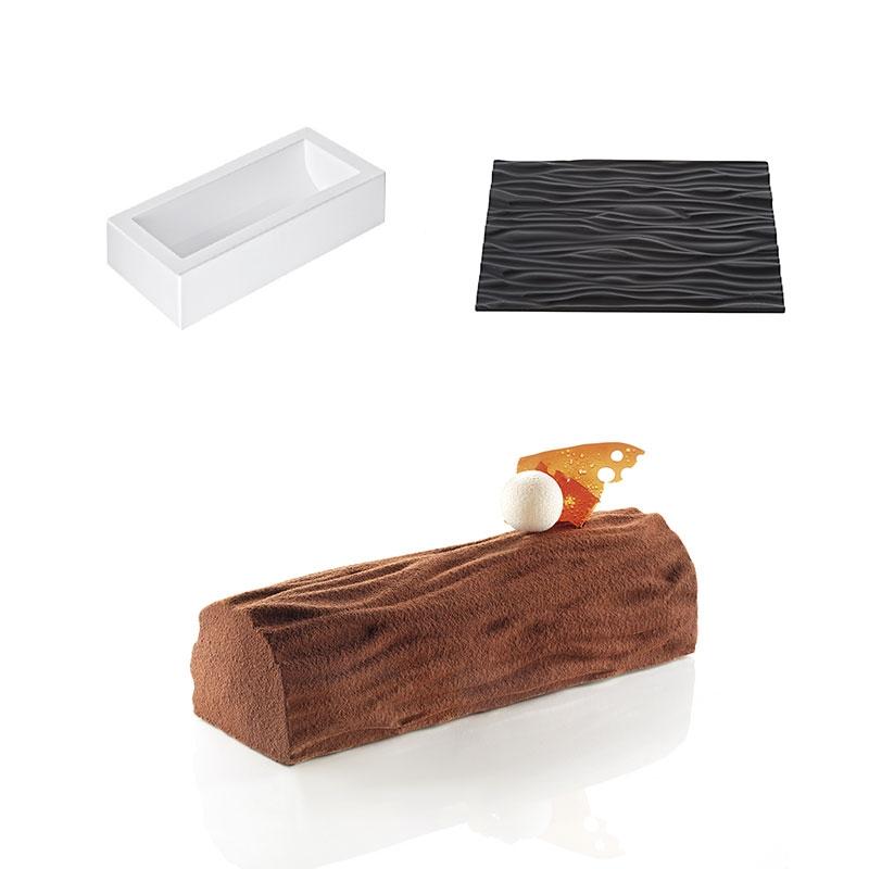 Kit Molde + Lámina Efecto Corteza 250 X 90 X 70 mm. (1 u.)