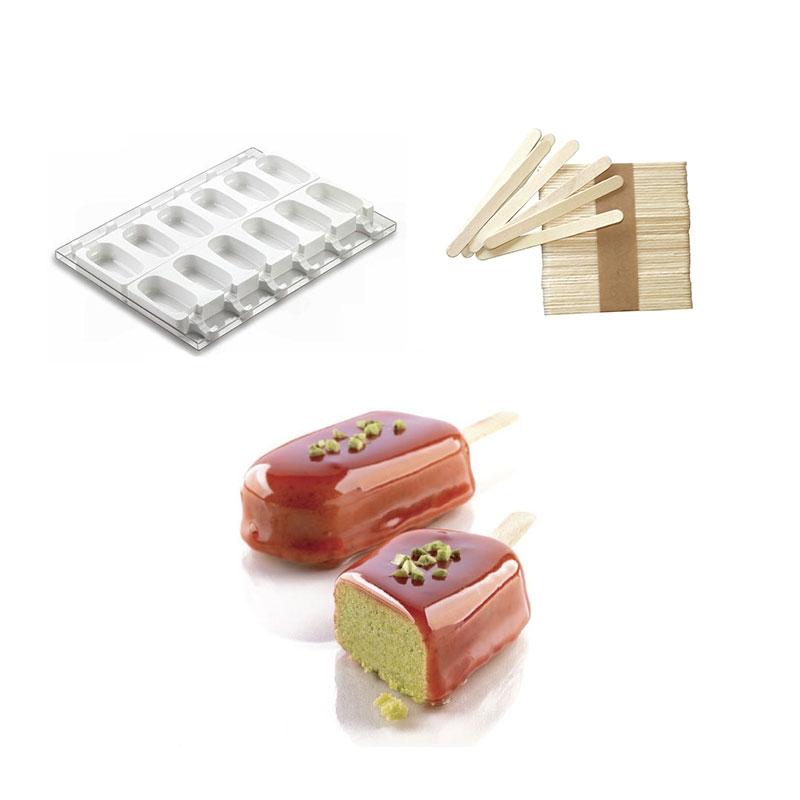 Molde Helado 93X48,5X25 mm. 90 ml. 12 Pcs