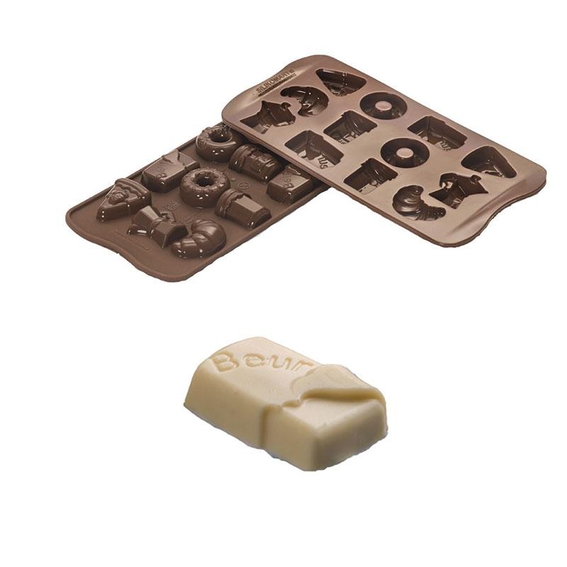 Molde de Silicona Bombónes Buenos Días 105X210 mm. 12 Pcs (1 u.)