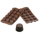 Molde de Silicona Bombónes Praline 105X210 mm. 15 Pcs (1 u.)
