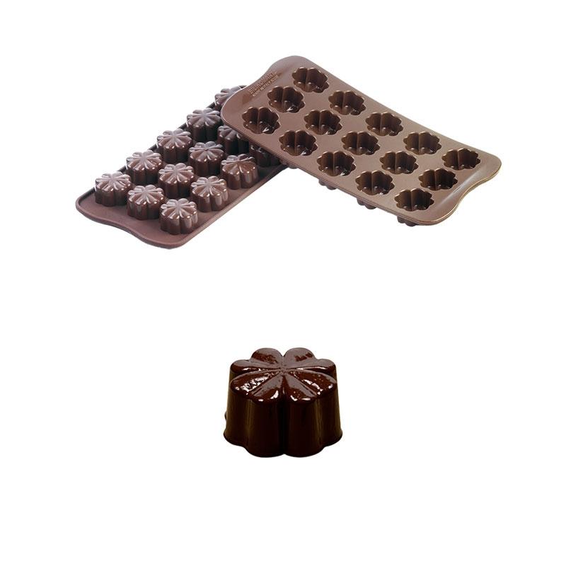 Molde de Silicona Bombónes Fleury 105X210 mm. 15 Pcs