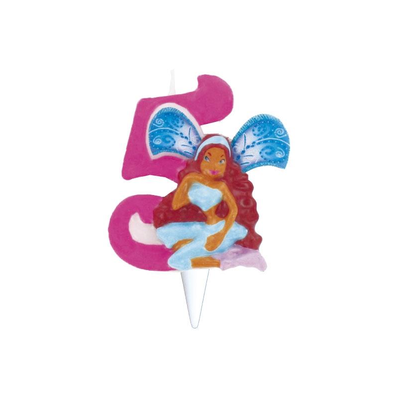 Velas Winx Nº5 (1 u.)
