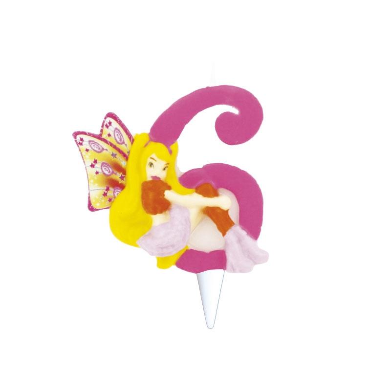 Velas Winx Nº6 (1 u.)