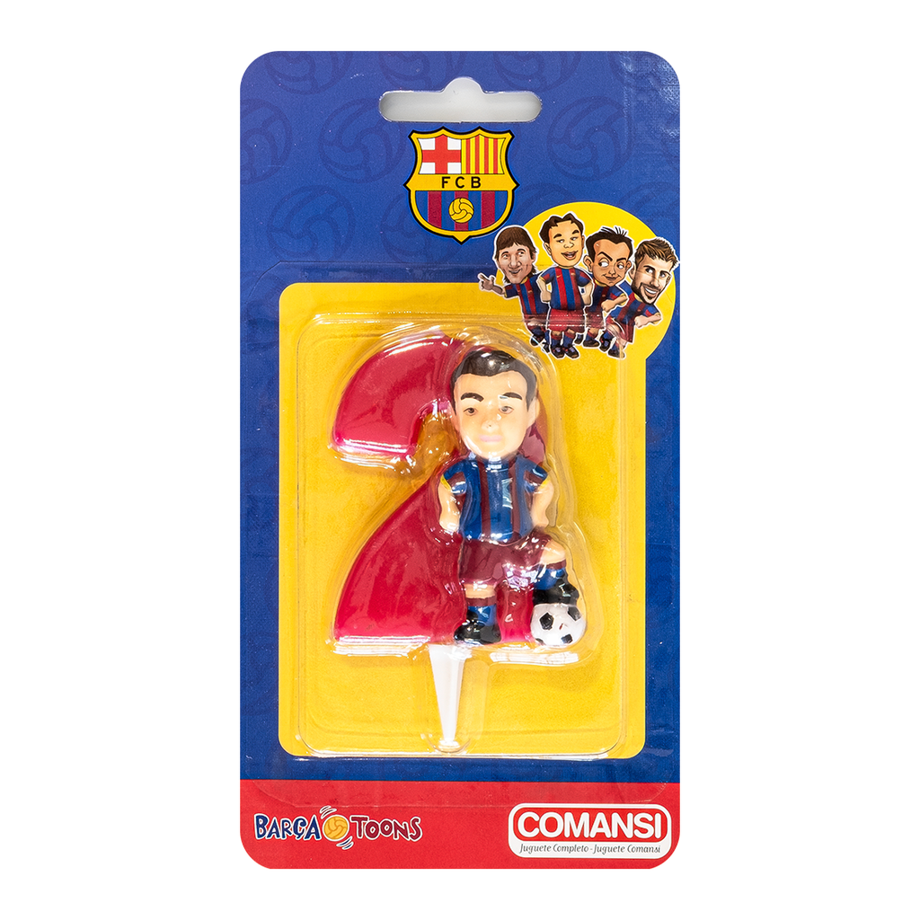 Velas Barça Toons Nº2