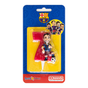 Velas Barça Toons Nº7 (1 u.)