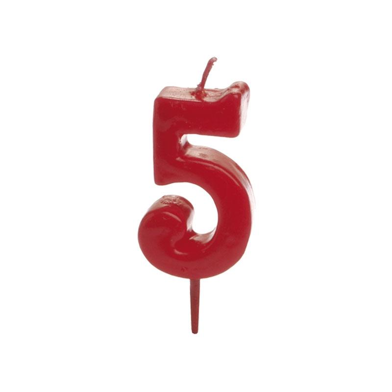 Velas Relieve Palillo Nº5 (12 u.)