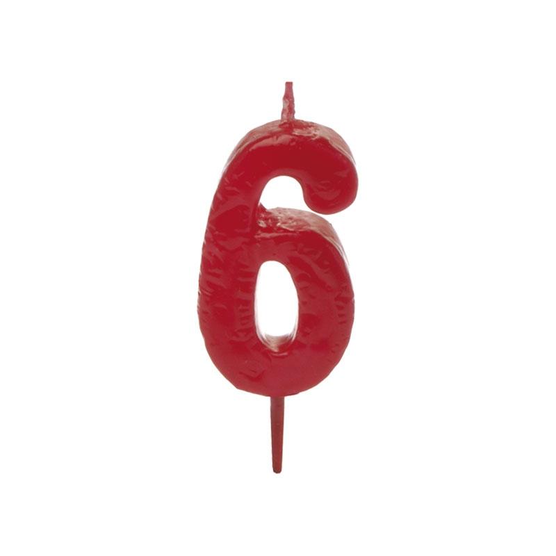 Velas Relieve Palillo Nº6 (12 u.)
