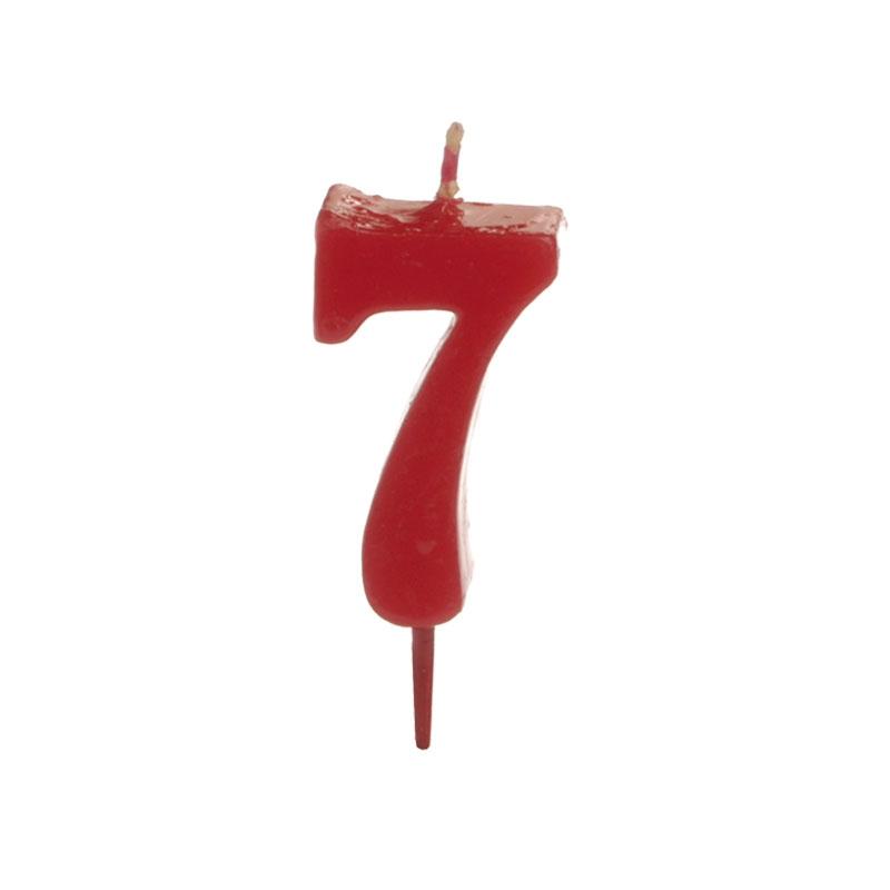 Velas Relieve Palillo Nº7 (12 u.)