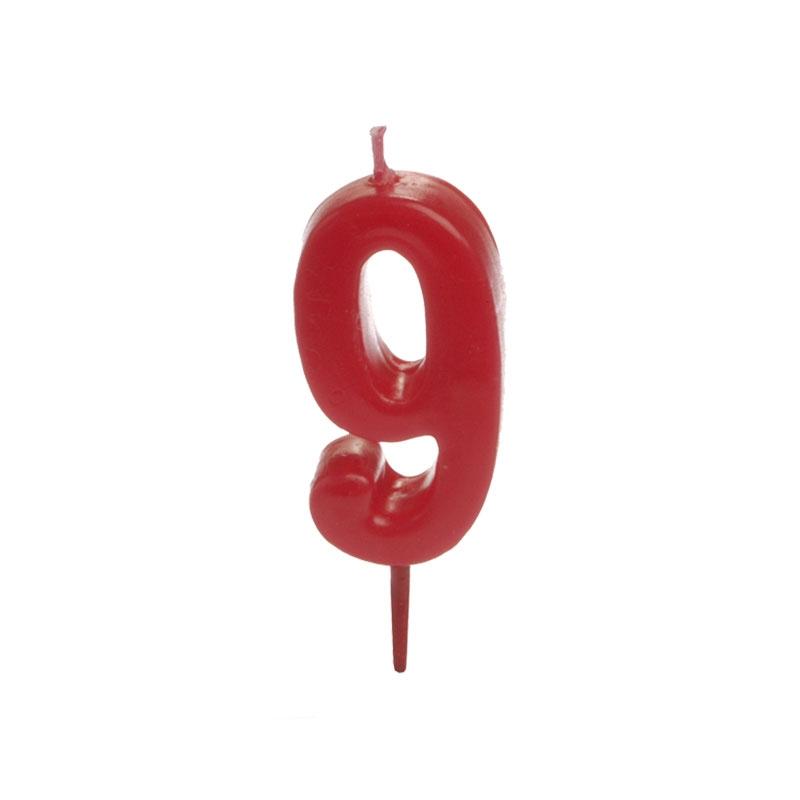 Velas Relieve Palillo Nº9 (12 u.)