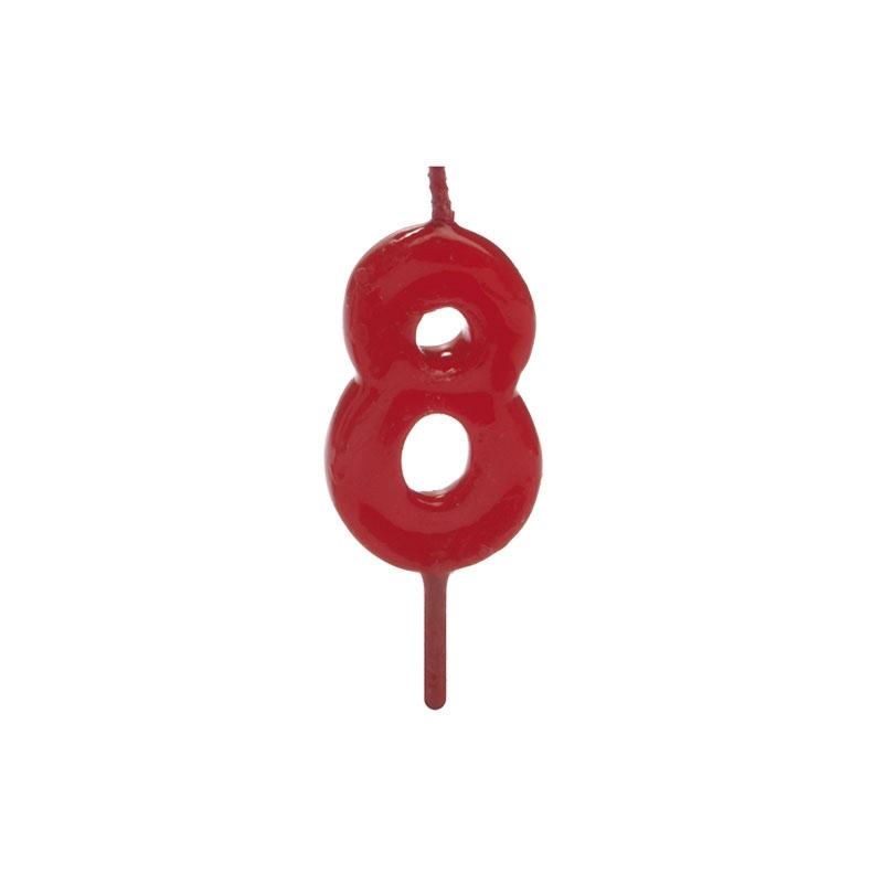 Velas Cónicas Pequeñas Nº8 (12 u.)