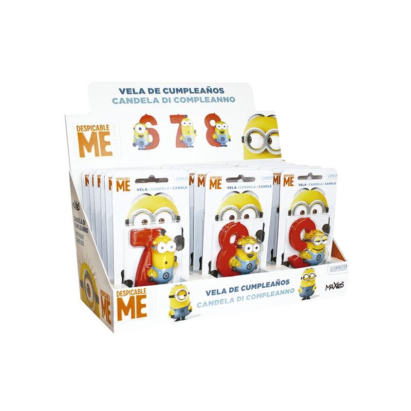 Display Velas Minnions (18 u.)