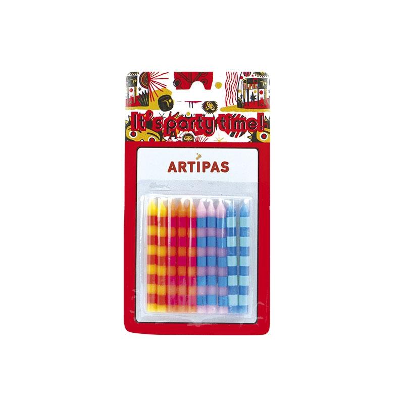 Velas 1 Año Bicolor (1 Set)