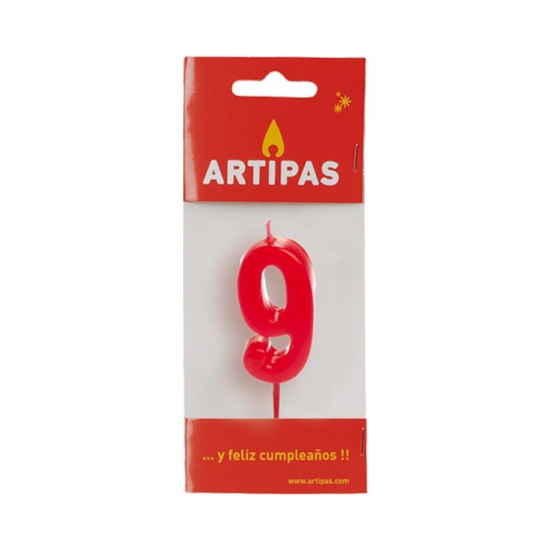 Blíster Velas Relieve Nº9 (12 u.)