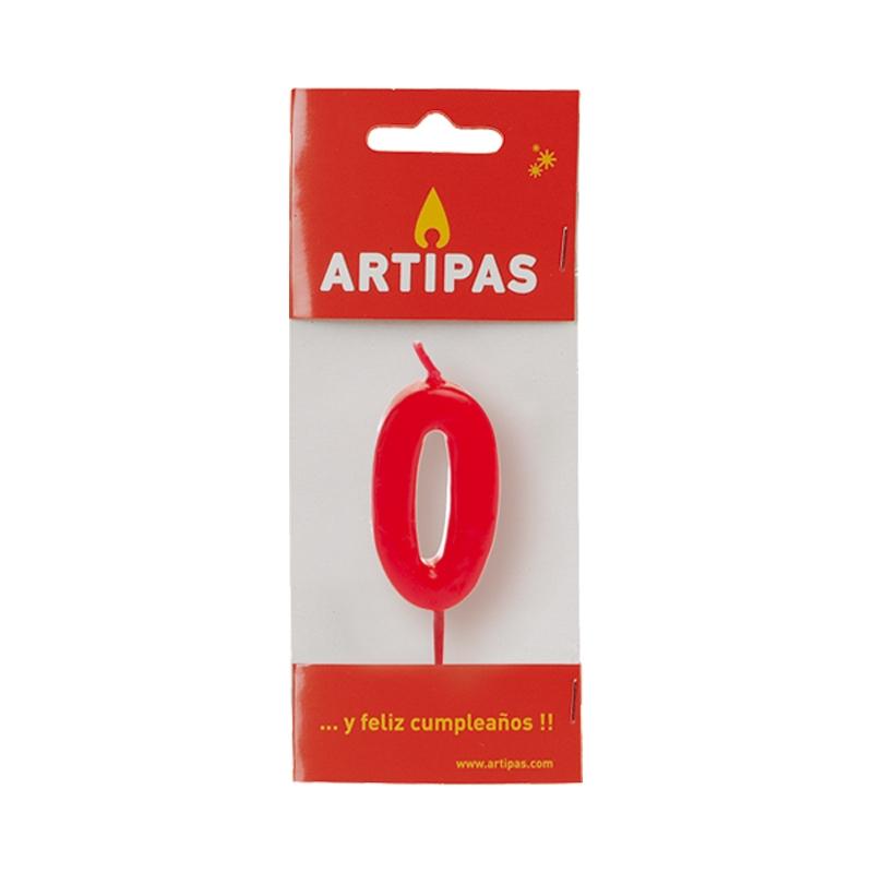 Blíster Velas Relieve Nº0 (12 u.)