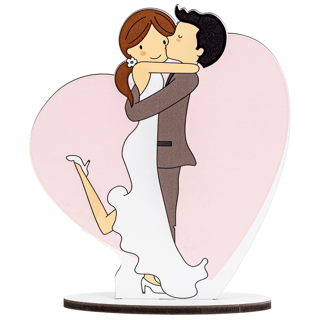 Pareja de Novios Madera 180 mm. (1 u.)