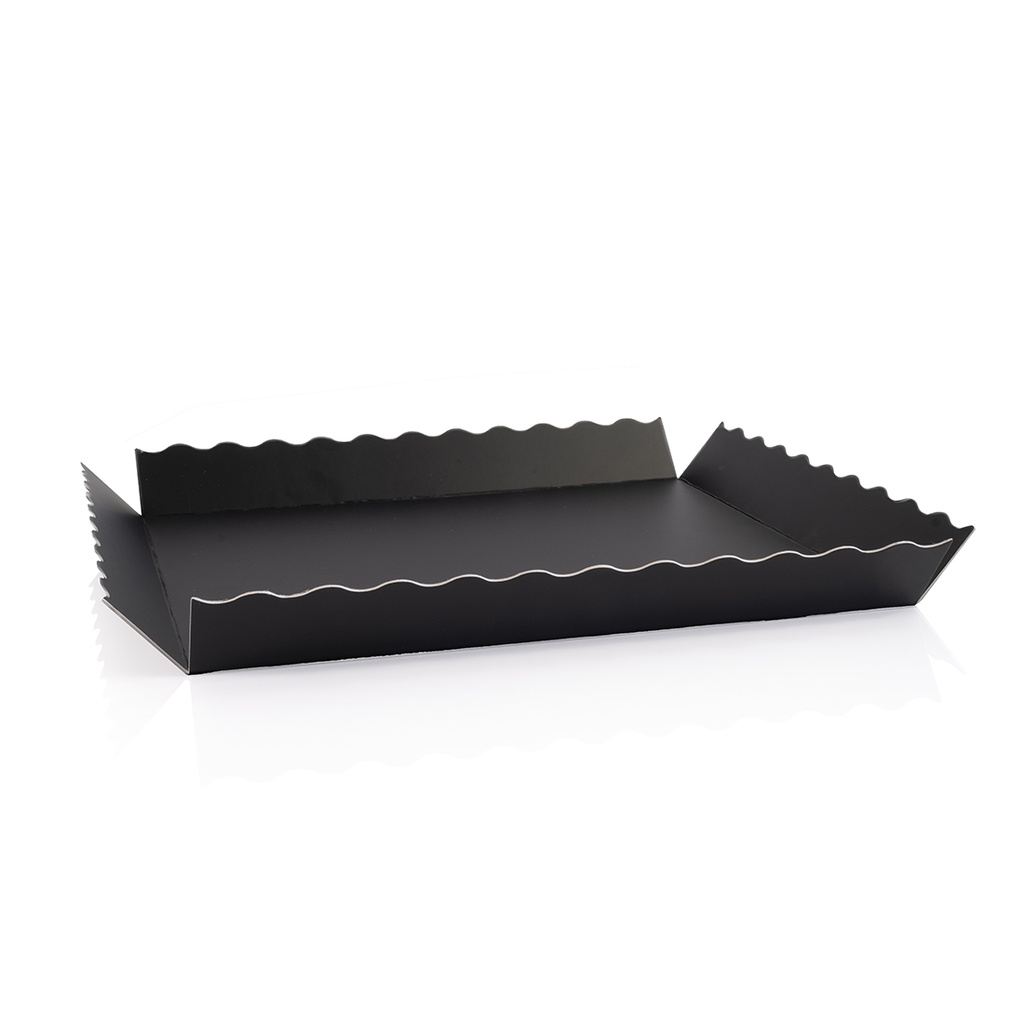 Cubetas Negro/Negro 27 X 32 X 4,5 cm. (1 u.)