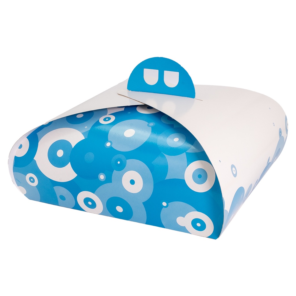 Cajas de Tarta Azul-Blanca TPF 31 Anónimas (1 u.)