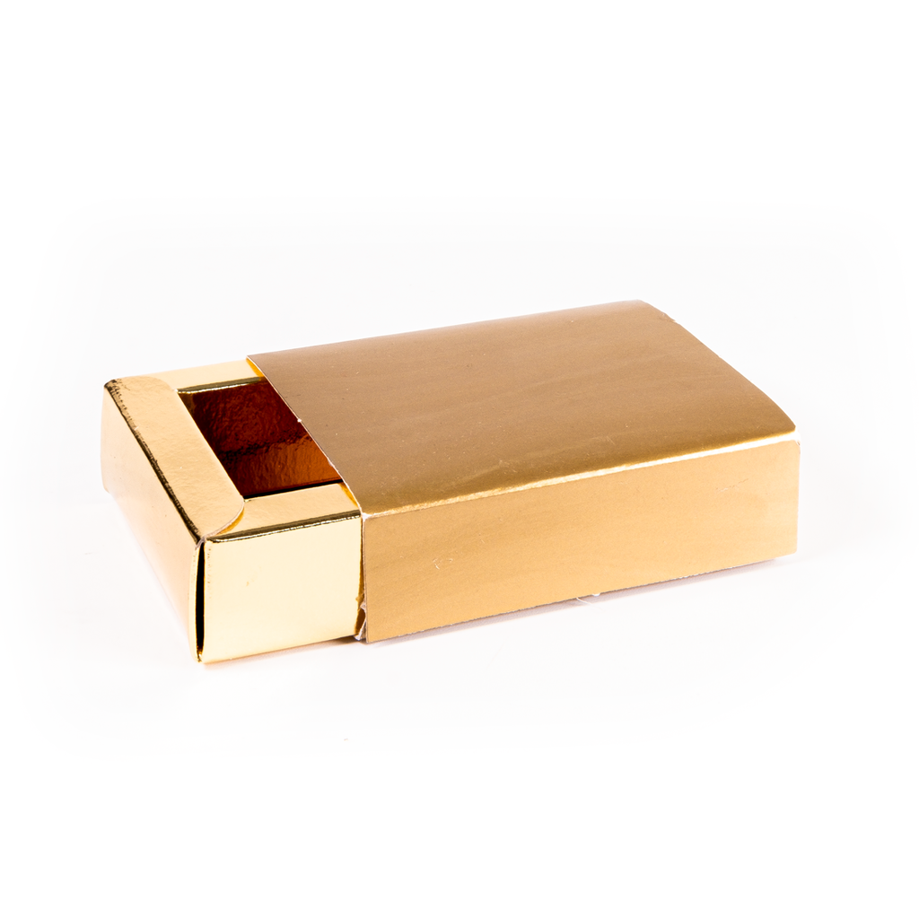 Cajas de Bombón Onda Oro 8,5X7X2,5 Anónimas Montada