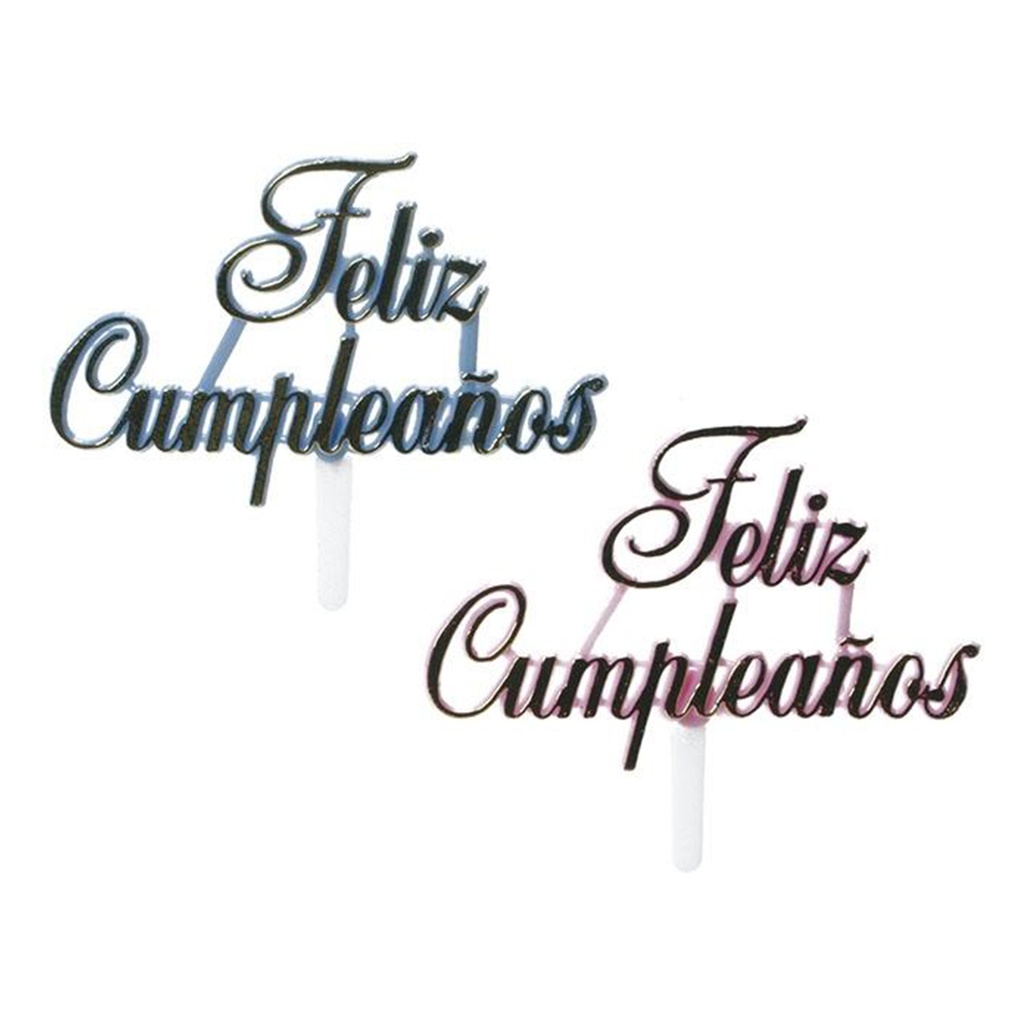 Feliz Cumpleaños Azul/Rosa  (24 u.)
